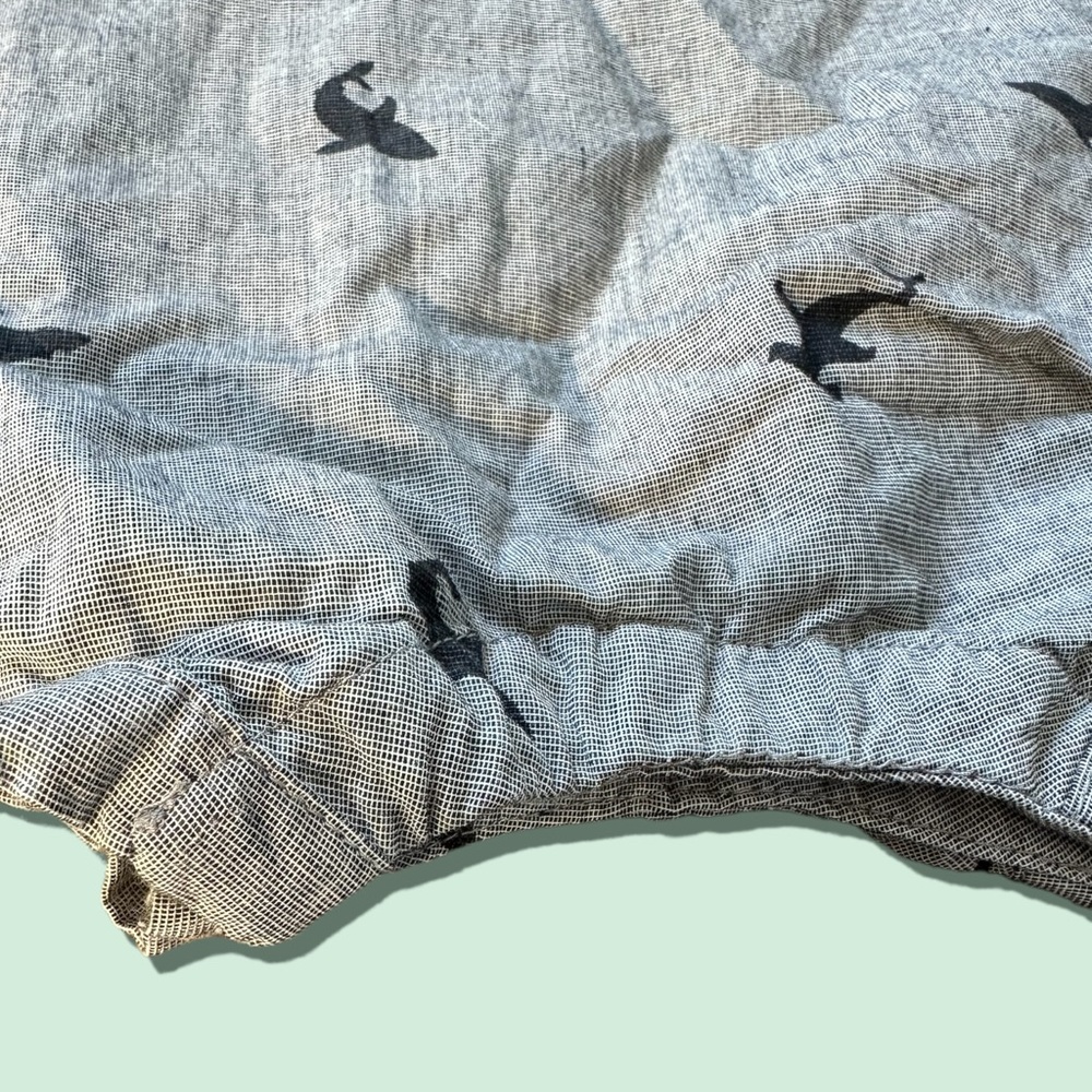 Baby Tommy Bahama Shark Theme Tank Top One Piece Navy Blue Size 6-9 Months - Picture 3 of 6